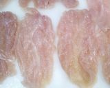 鶏ささみ☆大葉☆梅☆バルメザン☆巻き作り方2写真