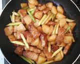 簡単 豚バラ肉とポテトのアスパラ炒め作り方11写真