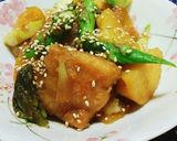 簡単 豚バラ肉とポテトのアスパラ炒め作り方12写真