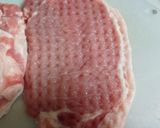 厚切りの豚ロース肉を柔らかくする方法作り方2写真