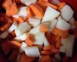 簡単10分！塩鶏肉肉じゃが！作り方1写真