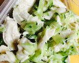 レンジで簡単！ささみと胡瓜のサラダ作り方7写真