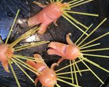 髪の生えたソーセー人☆ハロウィンにも作り方2写真