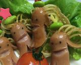髪の生えたソーセー人☆ハロウィンにも作り方5写真