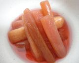 赤ずいきの甘酢漬け作り方6写真