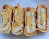 卵焼き（チーズ＋ケチャップ）作り方5写真