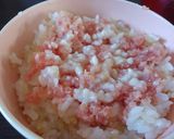 簡単☆鮪の叩き丼～塩麹添え～作り方2写真