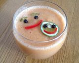 smileスムージー♡にこにこ柿ちゃん作り方2写真