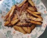 アケビの皮の甘味噌炒め作り方4写真