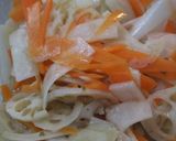 ✿柚子胡椒風味の根菜サラダ✿作り方6写真