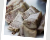 ダッチオーブンで香味ソースの厚切り雲白肉作り方5写真