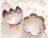 幼稚園の簡単お弁当✿お花のサンドイッチ作り方1写真