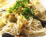 グリーンカレー風味の冷麦作り方1写真
