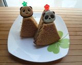 さくさくぱんだ☆お雛様風作り方4写真
