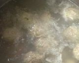 簡単　ひき肉団子ともやしのスープ作り方8写真