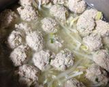 簡単　ひき肉団子ともやしのスープ作り方11写真