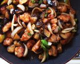 茄子と鶏肉の甘酢炒め作り方9写真