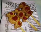 お弁当にｷｬﾝﾃﾞｨｱﾒﾘｶﾝﾄﾞｯｸﾞ作り方7写真