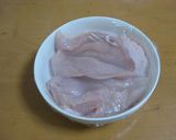 鳥胸肉とザーサイと長ねぎの中華和え作り方1写真