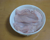 鳥胸肉とザーサイと長ねぎの中華和え作り方1写真