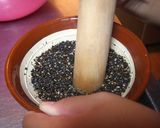オモニ♬大根間引き菜で胡麻たっぷりナムル作り方5写真