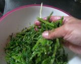 オモニ♬大根間引き菜で胡麻たっぷりナムル作り方8写真