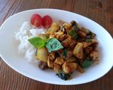 えっエスニック風？なすのバジルカレー炒め作り方12写真