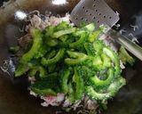 ゴーヤと豚肉の味噌炒め作り方5写真