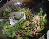 ゴーヤと豚肉の味噌炒め作り方6写真