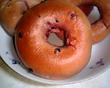 紫の野菜でブルーベリー風ベーグル作り方7写真