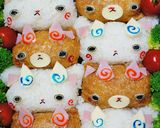 コマさん兄弟弁当ズラー！（キャラ弁）作り方6写真