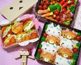 コマさん兄弟弁当ズラー！（キャラ弁）作り方7写真