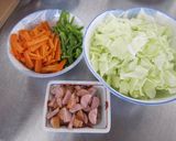 子どものおやつに★野菜たっぷりお好み焼き作り方1写真