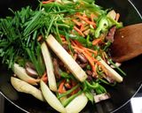 ○○家特産ケロちゃんの茄子味噌炒め作り方3写真