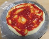 生ハムのトマトソースピザ作り方10写真