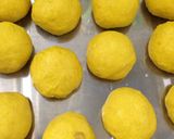 ふわ②かぼちゃちぎりパン♡かぼちゃ餡入♡作り方8写真