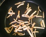 簡単☆しいたけの軸のバター醤油炒め作り方3写真
