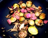 秋茄子ときのこのトマトクリームパスタ作り方4写真