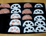 蓮根の豚はさみ焼き☆スチームロースター☆作り方3写真