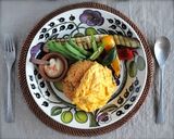 カレー風味オムライスでワンプレートランチ作り方5写真