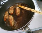 いんげん 人参の 豚肉巻き 照り焼き味で作り方8写真