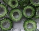 夏味♡ゴーヤの肉詰め☆チーズカレー味作り方1写真