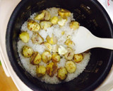 ☆栗の塩おこわ☆炊飯器で簡単！作り方4写真
