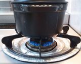 ストウブご飯 簡単１合 14cm作り方4写真