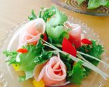 誕生日、父、母の日に簡単生ハムサラダ♥️作り方5写真