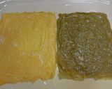 黄＆緑がキレイ☆くるくる卵焼き作り方4写真