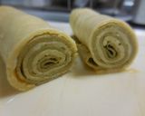 黄＆緑がキレイ☆くるくる卵焼き作り方5写真