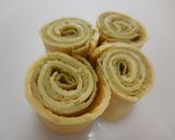 黄＆緑がキレイ☆くるくる卵焼き作り方6写真