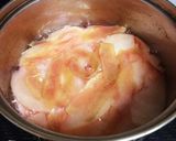 乳児も食べれるピンクの煮リンゴ作り方4写真