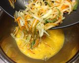 チヂミ風♪青パパイヤの卵焼き作り方5写真